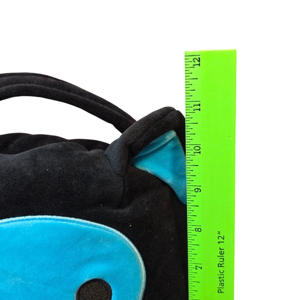 Squishmallows Stump Skeleton Cat Halloween Candy bag  Black Blue Kellytoy NEW - Picture 10 of 10